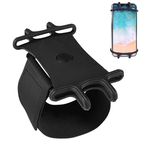 Handgelenk-Handyhalterung zum , drehbares Mehrzweck-Armband, hautfreundlich, weich, verstellbar, stabile Materialien, tragbarer Gurt für Männer und Frauen, Größe passt allen Handgelenk-Handyhalterung zum , drehbares Mehrzweck-Armband, hautfreundlich, weich, verstellbar, stabile Materialien, tragbarer Gurt für Männer und Frauen, Größe passt allen von Fruusv