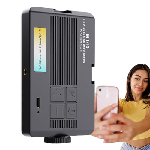Phone Selfie Light, Adjustable Brightness Fill Lamp with 96 Built-In LEDs, Camera Lights Vlogging, Video Calls, Ideal for Conference, Streaming, Photography, 12x8x2cm Phone Selfie Light, Adjustable Brightness Fill Lamp with 96 Built-In LEDs, Camera Lights Vlogging, Video Calls, Ideal for Conference, Streaming, Photography, 12x8x2cm von Fruusv