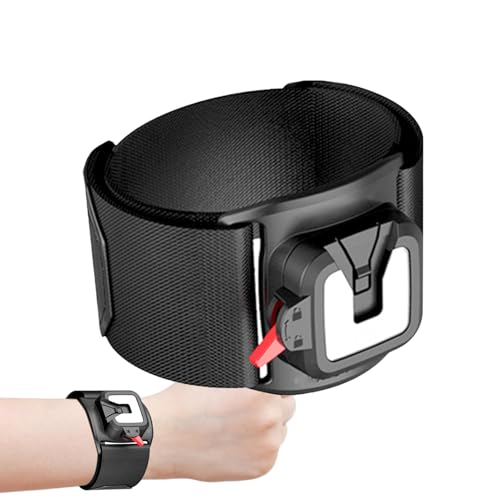 Wristband Cell Phone Holder, Detachable Sports Armband Phone Strap, Secure Adjustable Wrist Mount Workout Hiking Running Fishing Walking, Black, Gift for Athletes Outdoor Lovers Wristband Cell Phone Holder, Detachable Sports Armband Phone Strap, Secure Adjustable Wrist Mount Workout Hiking Running Fishing Walking, Black, Gift for Athletes Outdoor Lovers von Fruusv