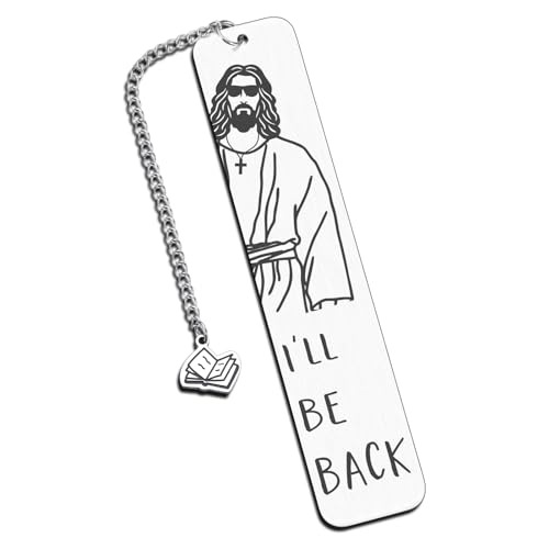 Smutty Bookmarks, Jesus Bookmark, Jesus Merch, Smutty Book Lovers Gifts, Bookish Things, Funny Bookmarks for Women, Books Essentials for Readers, I Will Be Back Bookmark, Book Marks for Reading Women Smutty Bookmarks, Jesus Bookmark, Jesus Merch, Smutty Book Lovers Gifts, Bookish Things, Funny Bookmarks for Women, Books Essentials for Readers, I Will Be Back Bookmark, Book Marks for Reading Women von Frvyherz