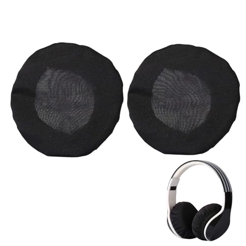 2 Stücke Dehnbare waschbare Kopfhörer-Abdeckungen aus Strickstoff Ohrpolster Abdeckungen Earpads Cover für Kopfhörer Ohrmuscheln Headset Ohrpolster (9 bis 10.5 cm) von Frypay