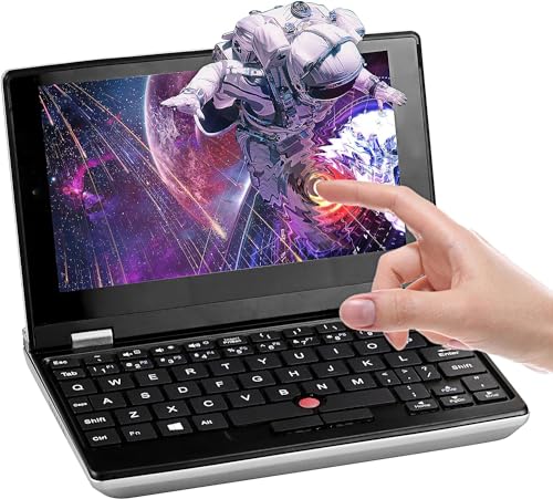 Fsjun 【Win11 / MS 2019 Office Ganzmetall-7,0-Zoll-Touchscreen Ultraleichter Mini-Laptop Hochgeschwindigkeits-CPU J4105 12G RAM/512 GB SSD Hochleistungs-Notebook-Computer (512 GB SSD) von Fsjun