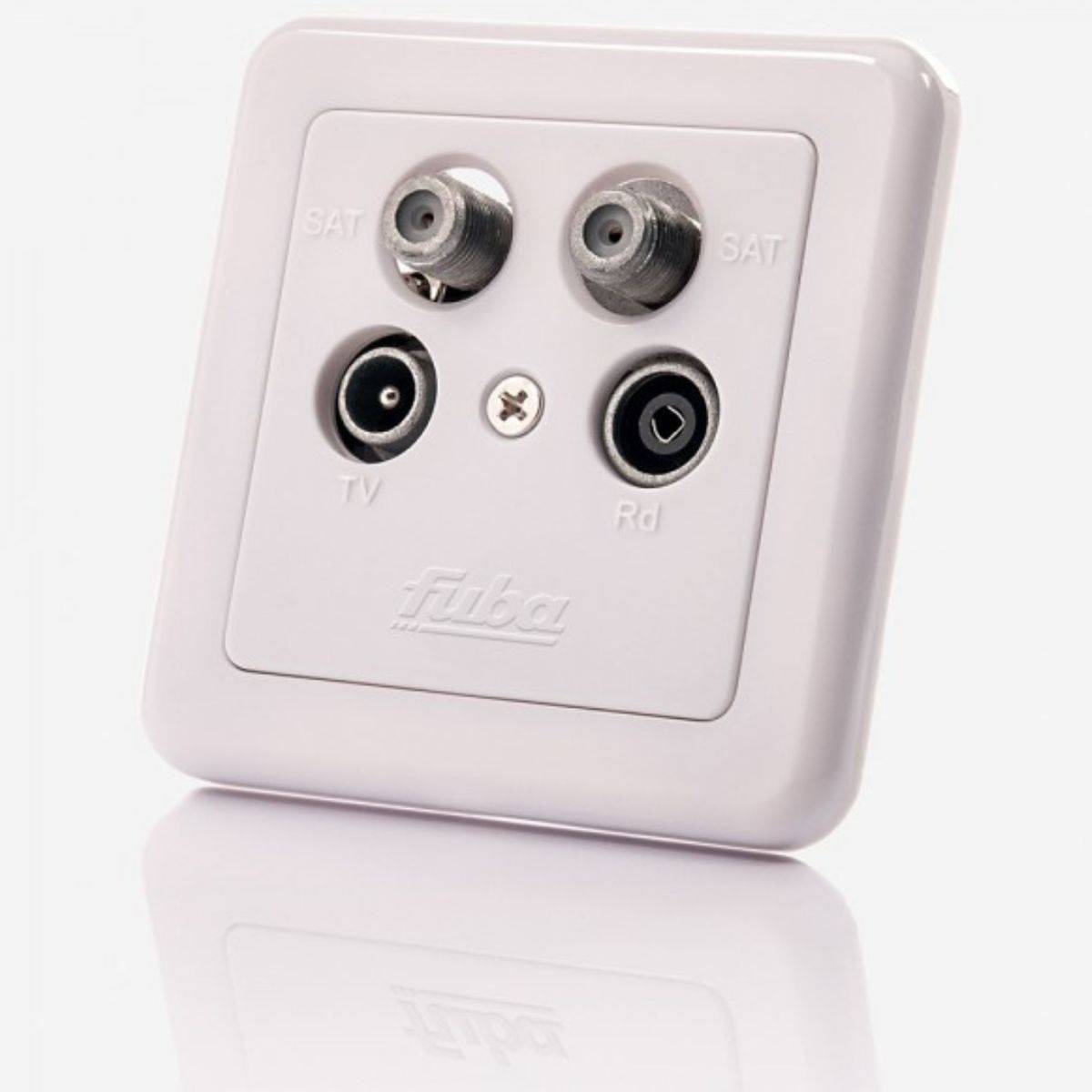 Fuba GAD 400 Satelliten-Enddose 4-Loch 4-Loch Freq.:5-2150MHz Dämpf.:2,5-3,5dB Fuba GAD 400 Satelliten-Enddose 4-Loch 4-Loch Freq.:5-2150MHz Dämpf.:2,5-3,5dB von Fuba Vertriebs-GmbH