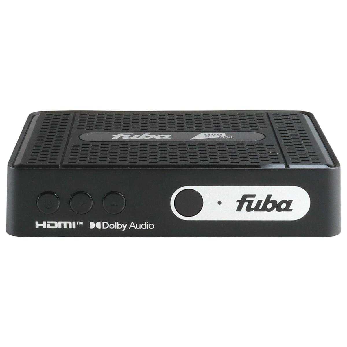 FUBA ODE718 Full HD Sat-Receiver inkl. aktiver TiVuSat-Karte (DVB-S2 LAN HDMI SCART USB 2.0) von Fuba