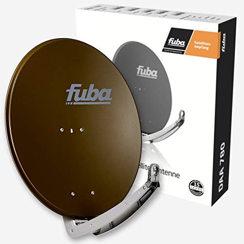 Fuba DAA 780 B braun Aluminium Satellitenschüssel 74x84 cm - Sat-Antenne/Sat-Spiegel mit Doppeltragarm, LNB-Halterung aus Alu Druckguss Fuba DAA 780 B braun Aluminium Satellitenschüssel 74x84 cm - Sat-Antenne/Sat-Spiegel mit Doppeltragarm, LNB-Halterung aus Alu Druckguss von Fuba