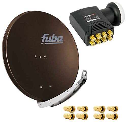 Fuba DAA 850 B Satanlage Set Aluminium Satellitenschüssel in Braun HDTV 3D 4K Premium X Deluxe Octo LNB 1 Sat für 8 Teilnehmer Fuba DAA 850 B Satanlage Set Aluminium Satellitenschüssel in Braun HDTV 3D 4K Premium X Deluxe Octo LNB 1 Sat für 8 Teilnehmer von Fuba