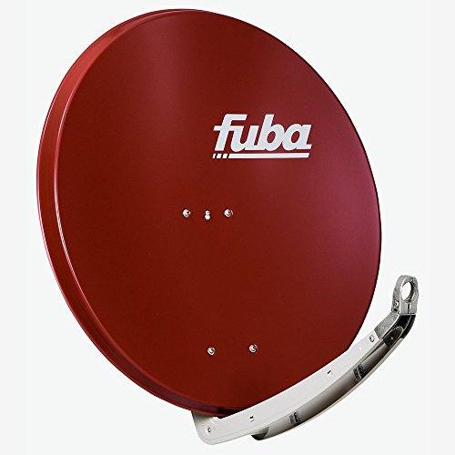 Fuba DAA 850 R Aluminium Satellitenschüssel 85cm rot - Sat-Antenne/Sat-Spiegel mit stabilem Doppeltragarm, LNB-Halterung aus Alu Druckguss, rostfrei und langlebig, hohe Schlechtwetterreserve Fuba DAA 850 R Aluminium Satellitenschüssel 85cm rot - Sat-Antenne/Sat-Spiegel mit stabilem Doppeltragarm, LNB-Halterung aus Alu Druckguss, rostfrei und langlebig, hohe Schlechtwetterreserve von Fuba