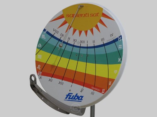 Fuba DAA-DC 850 Sundial / Aluantenne Sonnenuhr von Fuba