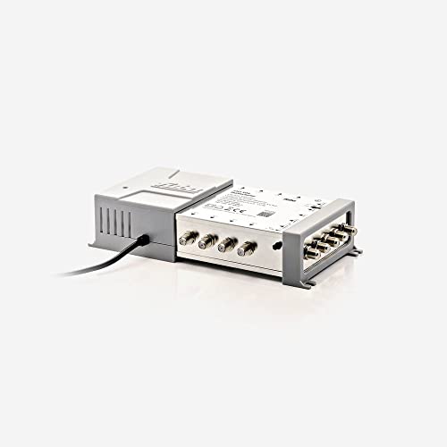 Fuba FMT 508 Multischalter 5/8 - SAT Multischalter 8 Teilnehmer/Receiver/TV mit Energiesparnetzteil - Multiswitch Quattro- und Quad-LNB tauglich (digital, HDTV, UHD 4K/8K tauglich) von Fuba