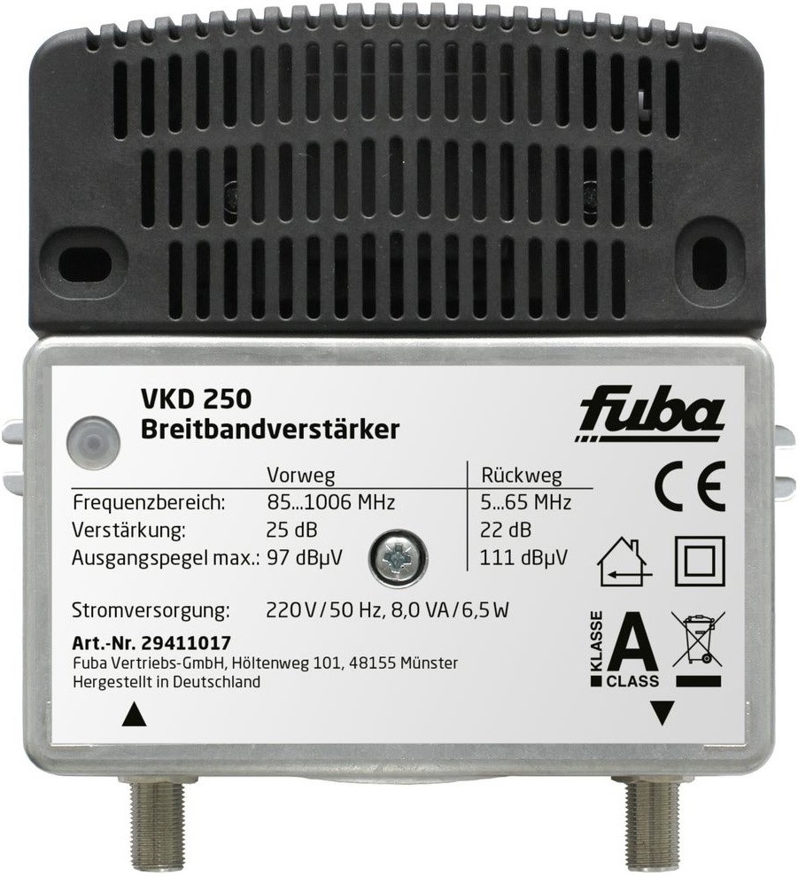 VKD 250 Breitbandverstärker VKD 250 Breitbandverstärker von Fuba