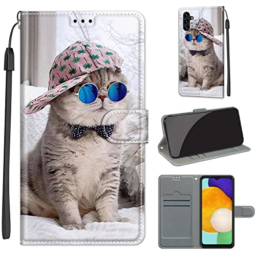 Handyhülle für Samsung Galaxy A13 5G Hülle (Nicht für A13 4G), Premium Leder Tasche Flipcase mit [Kartenschlitzen] [Magnetverschluss] [Standfunktion] kompatibel mit Samsung Galaxy A13 5G Hülle von Fubaoda Business