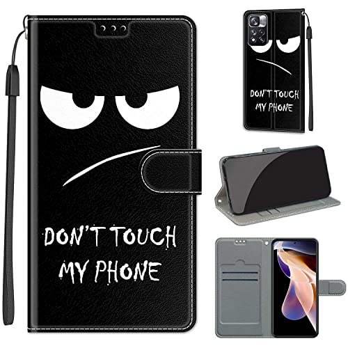 Handyhülle für Xiaomi Redmi Note 11 Pro+ 5G Hülle, Xiaomi Redmi Note 11 Pro (China) Hülle Klappbar Ledertasche [Kartenfächer] Ständer Flip Cover Schutzhülle Case für Xiaomi Redmi Note 11 Pro (China) von Fubaoda Business