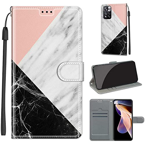Handyhülle für Xiaomi Redmi Note 11 Pro+ 5G Hülle, Xiaomi Redmi Note 11 Pro (China) Hülle Klappbar Ledertasche [Kartenfächer] Ständer Flip Cover Schutzhülle Case für Xiaomi Redmi Note 11 Pro (China) von Fubaoda Business