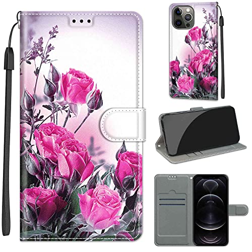 Hülle für Apple iPhone 13 Pro Max, Apple iPhone 13 Pro Max Stoßfeste Handyhülle, Premium-PU-Ledertasche mit [Kartenschlitz] [Standfunktion] Kompatibel für Apple iPhone 13 Pro Max von Fubaoda Business