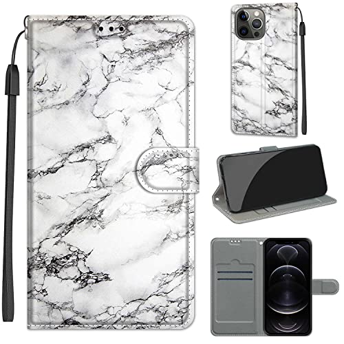 Hülle für Apple iPhone 13 Pro Max, Apple iPhone 13 Pro Max Stoßfeste Handyhülle, Premium-PU-Ledertasche mit [Kartenschlitz] [Standfunktion] Kompatibel für Apple iPhone 13 Pro Max von Fubaoda Business
