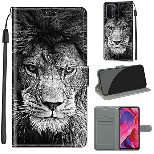 Hülle für Oppo A54 5G / Oppo A74 5G, Premium Leder PU Handyhülle, Stoßfest Handyhülle Klapphüllen Flip Case Wallet mit [Kartenfach] für Oppo A93 5G / A93s 5G von Fubaoda Business