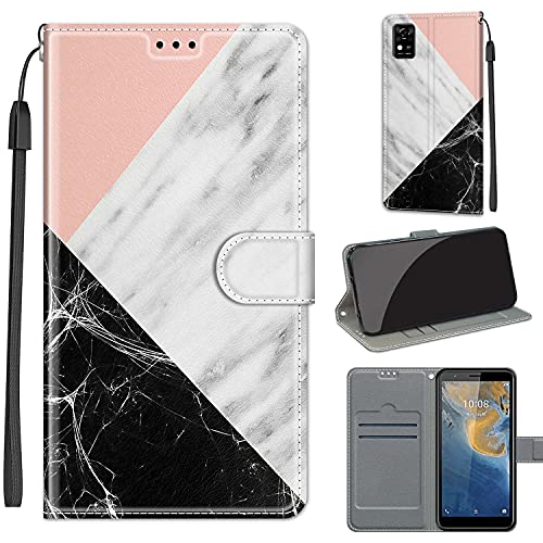 Hülle für ZTE Blade A31, Stoßfestes Flip-Holster, Premium Leder PU Handyhülle, Flip Case Wallet mit [Magnetic Closure] für ZTE Blade A31 von Fubaoda Business