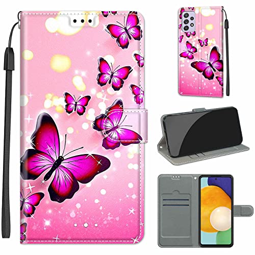 für Samsung Galaxy A33 5G Hülle, Leder Handyhülle für Samsung Galaxy A33 5G Hülle klappbar mit [Kartenfächer][Standfunktion] Stoßfest Wallet Protective Cover Kompatibel mit Samsung Galaxy A33 5G von Fubaoda Business