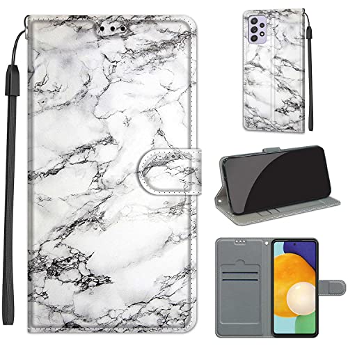 für Samsung Galaxy A33 5G Hülle, Leder Handyhülle für Samsung Galaxy A33 5G Hülle klappbar mit [Kartenfächer][Standfunktion] Stoßfest Wallet Protective Cover Kompatibel mit Samsung Galaxy A33 5G von Fubaoda Business