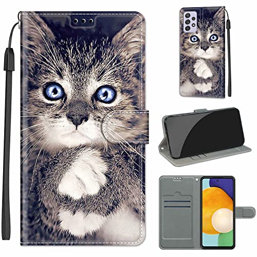 für Samsung Galaxy A33 5G Hülle, Leder Handyhülle für Samsung Galaxy A33 5G Hülle klappbar mit [Kartenfächer][Standfunktion] Stoßfest Wallet Protective Cover Kompatibel mit Samsung Galaxy A33 5G von Fubaoda Business