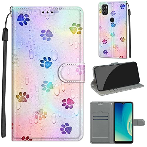 ZTE Blade A7s 2020 Hülle Handy Stoßfestes Flip-Holster Premium Leder PU Handyhülle Case Schutzhülle mit Kartenfächer, für ZTE Blade A7s 2020 von Fubaoda Business