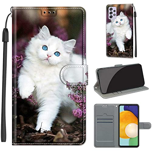 für Samsung Galaxy A33 5G Hülle, Leder Handyhülle für Samsung Galaxy A33 5G Hülle klappbar mit [Kartenfächer][Standfunktion] Stoßfest Wallet Protective Cover Kompatibel mit Samsung Galaxy A33 5G von Fubaoda Business
