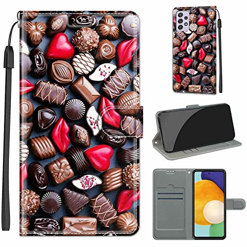 für Samsung Galaxy A33 5G Hülle, Leder Handyhülle für Samsung Galaxy A33 5G Hülle klappbar mit [Kartenfächer][Standfunktion] Stoßfest Wallet Protective Cover Kompatibel mit Samsung Galaxy A33 5G von Fubaoda Business