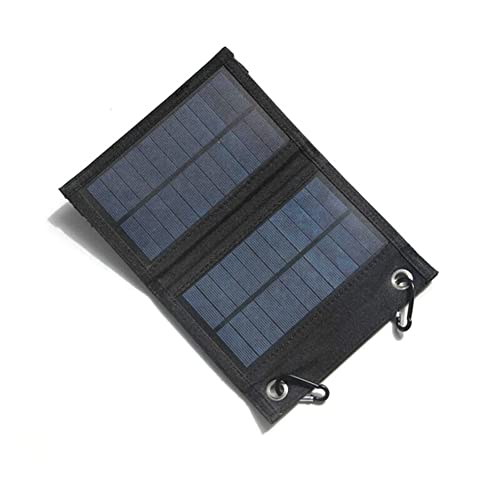Fubdnefvo 4W Tragbare Solar Board Outdoor Ladegerät Solarpanel Falten Netzteil Ladepaneele 5V USB Handy Power Bank von Fubdnefvo