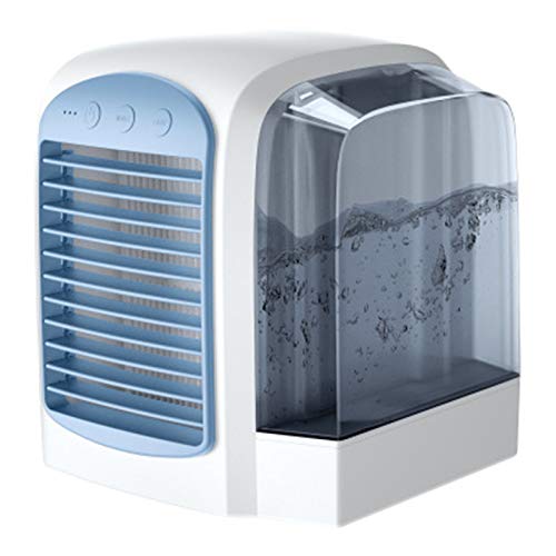Fubdnefvo Mini Tragbare Klimaanlage KüHlwasserlüFter USB-HandlüFter WasserlüFter Tragbare Klimaanlage LüFter Office Desktop-Blau von Fubdnefvo