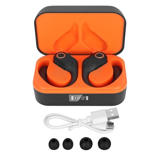 Bluetooth Translator Earbuds 144 Languages Noise Reduction Stereo Wireless Translation Headphones with Charging Case (Black) von Fuchooky