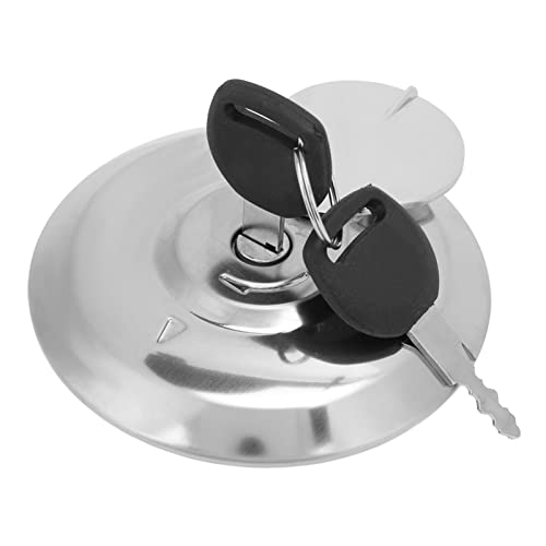 Motorcycle Fuel Gas Tank Cap with Lock Keys Polished Chrome Replacement for CB1000C CB650 CB750 CM400 Motorcycle Fuel Gas Tank Cap with Lock Keys Polished Chrome Replacement for CB1000C CB650 CB750 CM400 von Fuchooky