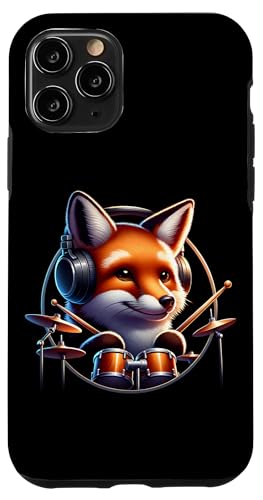 Fuchs Spielt Trommeln Mit Kopfhörern Hülle für iPhone 11 Pro Fuchs Spielt Trommeln Mit Kopfhörern Hülle für iPhone 11 Pro von Fuchs Mit Kopfhörer Und Schlagzeugspieler