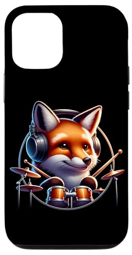 Fuchs Spielt Trommeln Mit Kopfhörern Hülle für iPhone 12/12 Pro Fuchs Spielt Trommeln Mit Kopfhörern Hülle für iPhone 12/12 Pro von Fuchs Mit Kopfhörer Und Schlagzeugspieler
