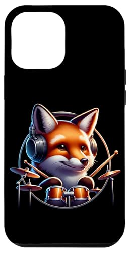 Fuchs Spielt Trommeln Mit Kopfhörern Hülle für iPhone 12 Pro Max Fuchs Spielt Trommeln Mit Kopfhörern Hülle für iPhone 12 Pro Max von Fuchs Mit Kopfhörer Und Schlagzeugspieler