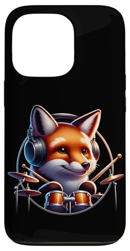 Fuchs Spielt Trommeln Mit Kopfhörern Hülle für iPhone 13 Pro Fuchs Spielt Trommeln Mit Kopfhörern Hülle für iPhone 13 Pro von Fuchs Mit Kopfhörer Und Schlagzeugspieler