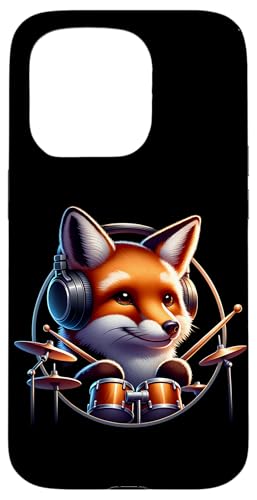 Fuchs Spielt Trommeln Mit Kopfhörern Hülle für iPhone 15 Pro Fuchs Spielt Trommeln Mit Kopfhörern Hülle für iPhone 15 Pro von Fuchs Mit Kopfhörer Und Schlagzeugspieler
