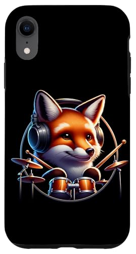 Fuchs Spielt Trommeln Mit Kopfhörern Hülle für iPhone XR Fuchs Spielt Trommeln Mit Kopfhörern Hülle für iPhone XR von Fuchs Mit Kopfhörer Und Schlagzeugspieler
