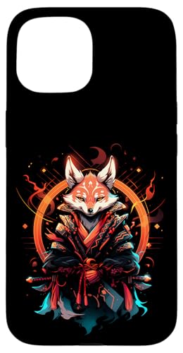 Samurai Fuchs Krieger Japanischer Fuchs Hülle für iPhone 15 Samurai Fuchs Krieger Japanischer Fuchs Hülle für iPhone 15 von Fuchs Ninja Folklore Krieger Geschenk