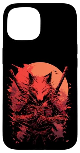 Samurai Fuchs Krieger Japanischer Fuchs Hülle für iPhone 15 Samurai Fuchs Krieger Japanischer Fuchs Hülle für iPhone 15 von Fuchs Ninja Folklore Krieger Geschenk