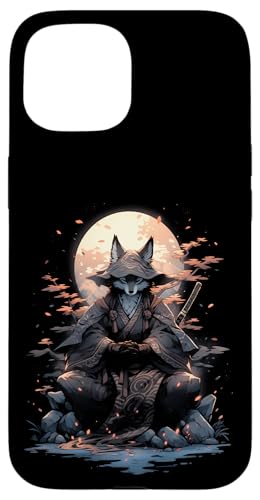 Samurai Fuchs Krieger Japanischer Fuchs Hülle für iPhone 15 Samurai Fuchs Krieger Japanischer Fuchs Hülle für iPhone 15 von Fuchs Ninja Folklore Krieger Geschenk
