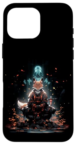 Samurai Fuchs Krieger Japanischer Fuchs Hülle für iPhone 16 Pro Max Samurai Fuchs Krieger Japanischer Fuchs Hülle für iPhone 16 Pro Max von Fuchs Ninja Folklore Krieger Geschenk