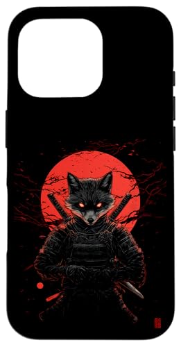 Samurai Fuchs Krieger Japanischer Fuchs Hülle für iPhone 16 Pro Samurai Fuchs Krieger Japanischer Fuchs Hülle für iPhone 16 Pro von Fuchs Ninja Folklore Krieger Geschenk