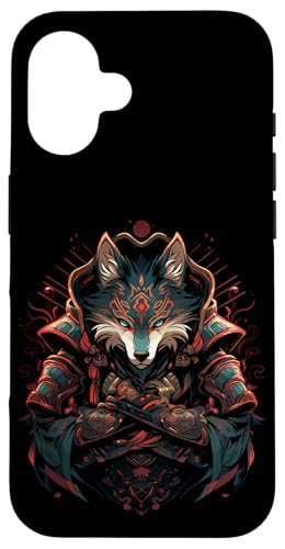 Samurai Fuchs Krieger Japanischer Fuchs Hülle für iPhone 16 Samurai Fuchs Krieger Japanischer Fuchs Hülle für iPhone 16 von Fuchs Ninja Folklore Krieger Geschenk