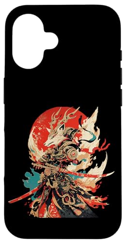Samurai Fuchs Krieger Japanischer Fuchs Hülle für iPhone 16 Samurai Fuchs Krieger Japanischer Fuchs Hülle für iPhone 16 von Fuchs Ninja Folklore Krieger Geschenk