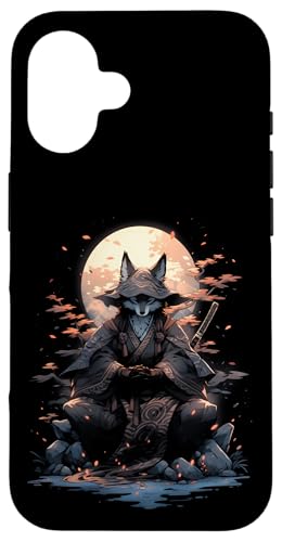 Samurai Fuchs Krieger Japanischer Fuchs Hülle für iPhone 16 Samurai Fuchs Krieger Japanischer Fuchs Hülle für iPhone 16 von Fuchs Ninja Folklore Krieger Geschenk