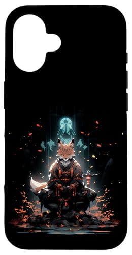 Samurai Fuchs Krieger Japanischer Fuchs Hülle für iPhone 16 Samurai Fuchs Krieger Japanischer Fuchs Hülle für iPhone 16 von Fuchs Ninja Folklore Krieger Geschenk