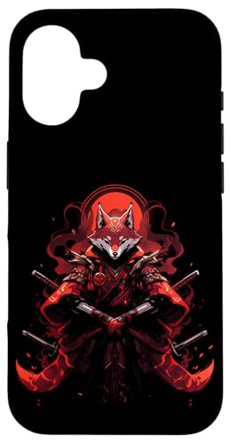 Samurai Fuchs Krieger Japanischer Fuchs Hülle für iPhone 16 Samurai Fuchs Krieger Japanischer Fuchs Hülle für iPhone 16 von Fuchs Ninja Folklore Krieger Geschenk