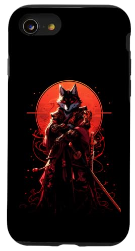 Samurai Fuchs Krieger Japanischer Fuchs Hülle für iPhone SE (2020) / 7 / 8 von Fuchs Ninja Folklore Krieger Geschenk