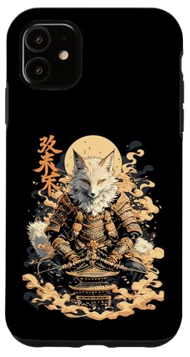 Samurai Fuchs Krieger Japanischer Fuchs Hülle für iPhone 11 Samurai Fuchs Krieger Japanischer Fuchs Hülle für iPhone 11 von Fuchs Ninja Krieger Geschenk Samurai Kanji
