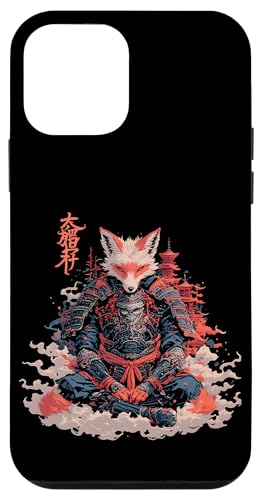 Samurai Fuchs Krieger Japanischer Fuchs Hülle für iPhone 12 mini von Fuchs Ninja Krieger Geschenk Samurai Kanji